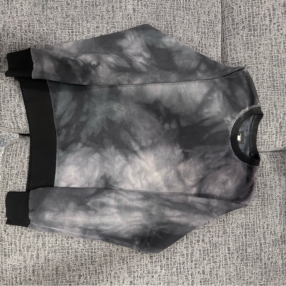 Diesel Black and Gray Sweatshirt